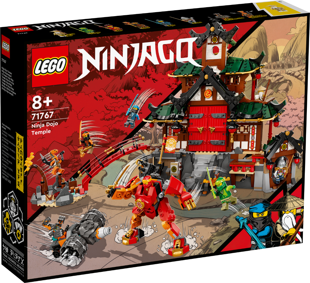 71767 LEGO® Ninjago Храм-додзё ниндзя 8+ лет, 2022