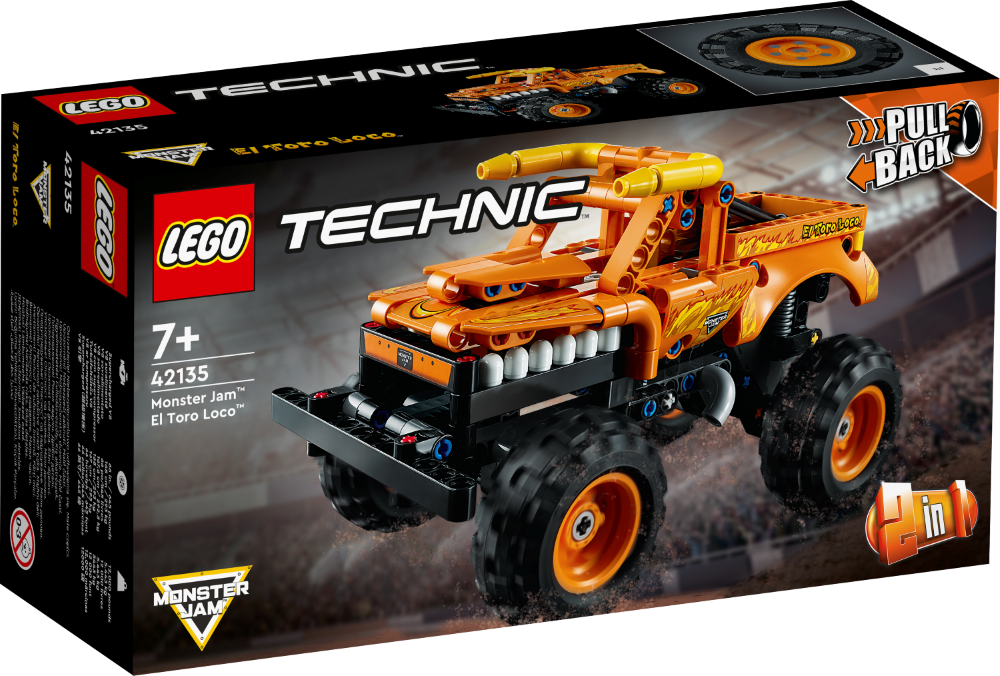 42135 LEGO® Technic Monster Jam™ El Toro Loco™, 7+ gadi, 2022 gada modelis