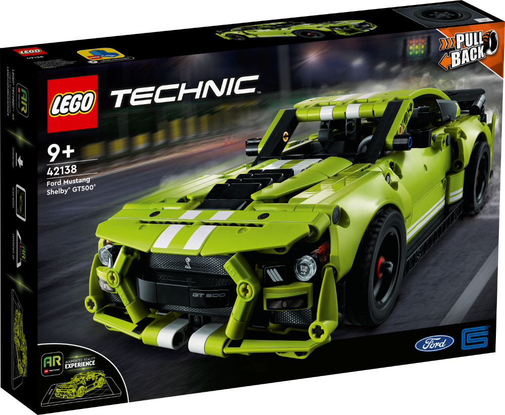 42138 LEGO® Technic Ford Mustang Shelby® GT500®, 9+ gadi, 2022