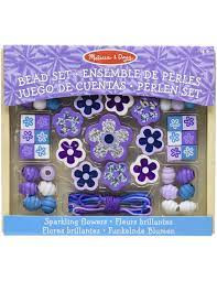 Melissa&Doug Набор для изготовления украшений - Фиолетовые цветы, 4+ лет, 19494