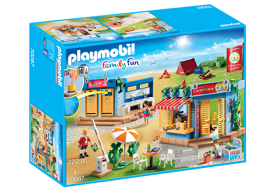 70087 PLAYMOBIL® Family Fun Kempings, no 4 gadu vecuma