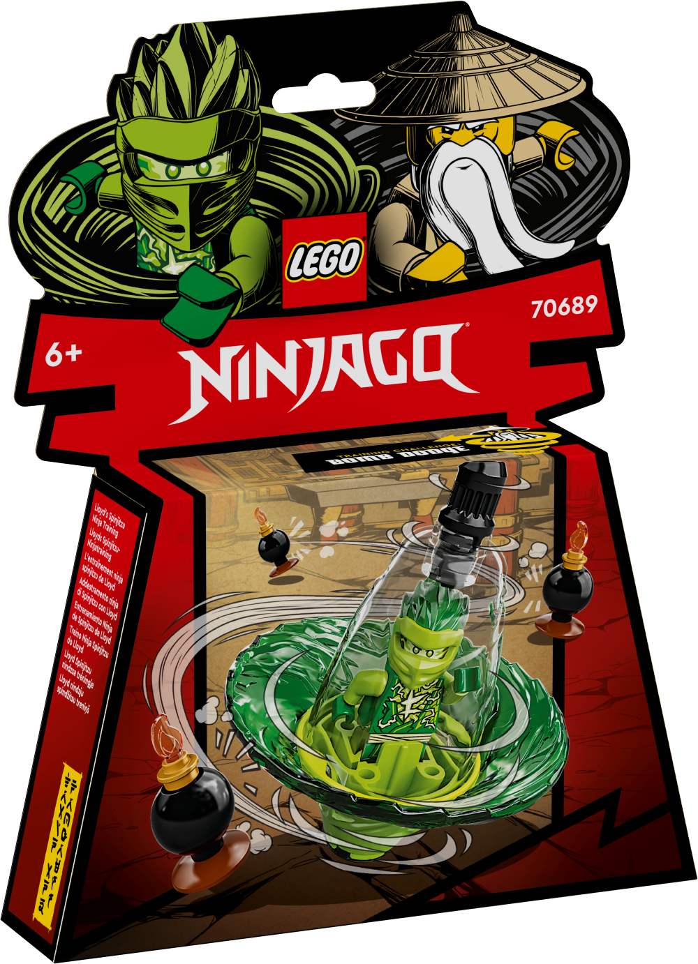 70689 LEGO® Ninjago Обучение кружитцу ниндзя Ллойда, 6+ лет,модель 2022 года