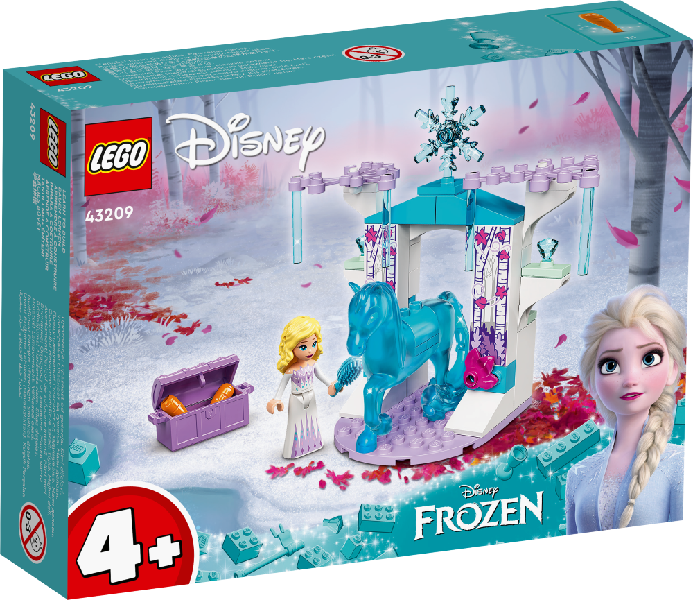 43209 LEGO® Disney Princess Ледяная конюшня Эльзы и Нокка, 4+ лет,модель 2022 года
