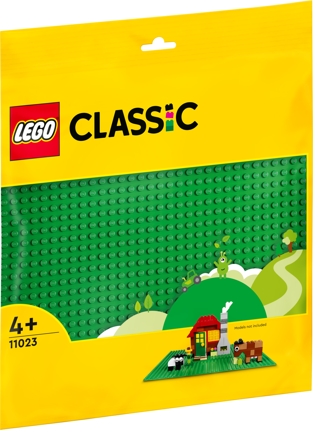 11023 LEGO® Classic Зелёная базовая пластина, 4+ лет,модель 2022 года