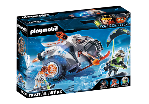 70231 PLAYMOBIL® Top Agents Sniega planieris, no 6 gadu vecuma