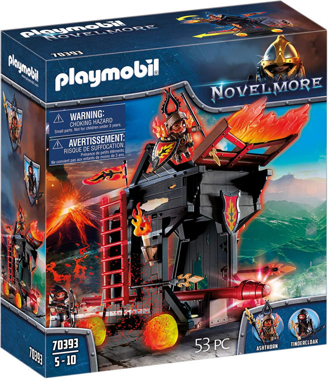 70393 PLAYMOBIL® Novelmore Burnham Raider uguns rampa, no 5 gadu vecuma