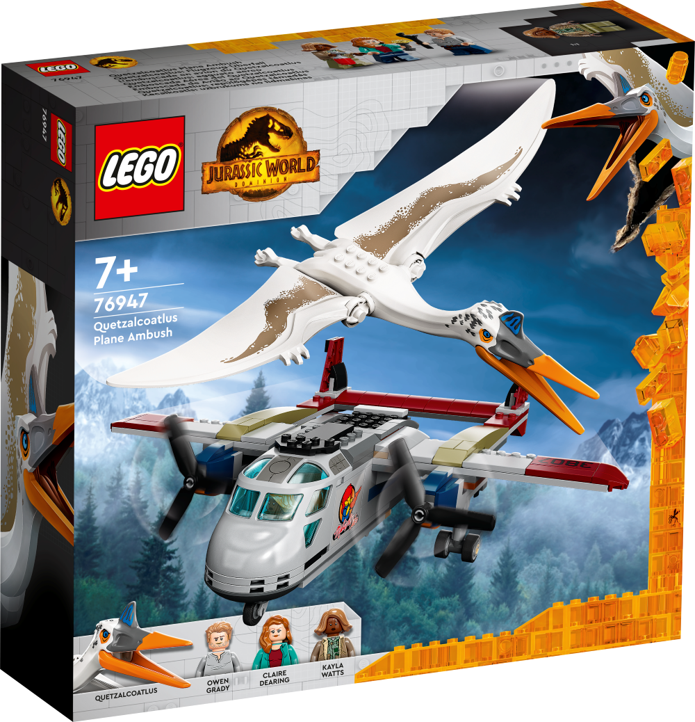 76947 LEGO® Jurassic World Кетцалькоатль: нападение на самолёт , 7+ лет,модель 2022 года