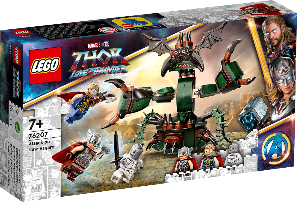 76207 LEGO® Marvel Super Heroes Uzbrukums Jaunajai Asgardai, 7+ gadiem, 2022 gada modelis