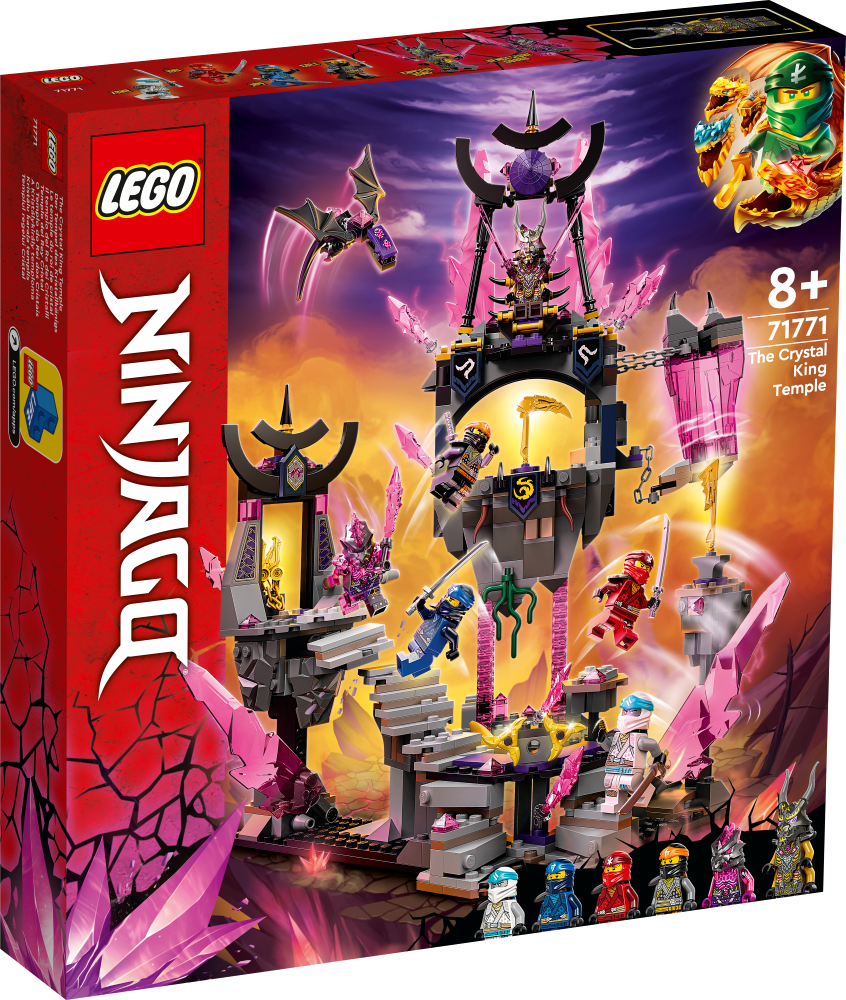 71771 LEGO® Ninjago Kristālu karaļa templis, 8+ gadi, 2022. gada modelis