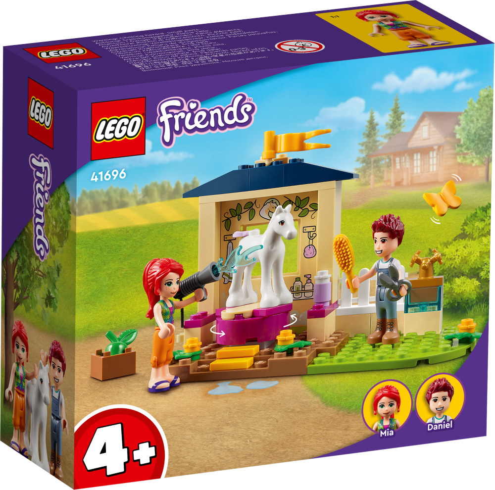 # 41696 LEGO® Friends Poniju mazgāšanas stallis , 4+ gadi, 2022. gada modelis