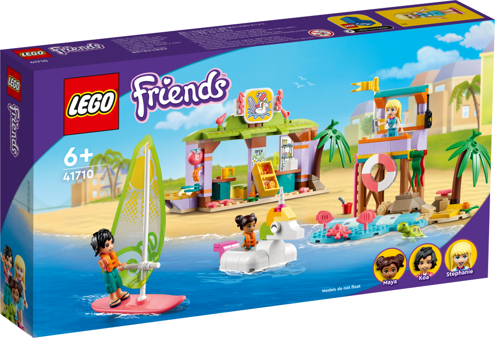 41710 LEGO® Friends Развлечения на пляже для серферов , 6+ лет,модель 2022 года