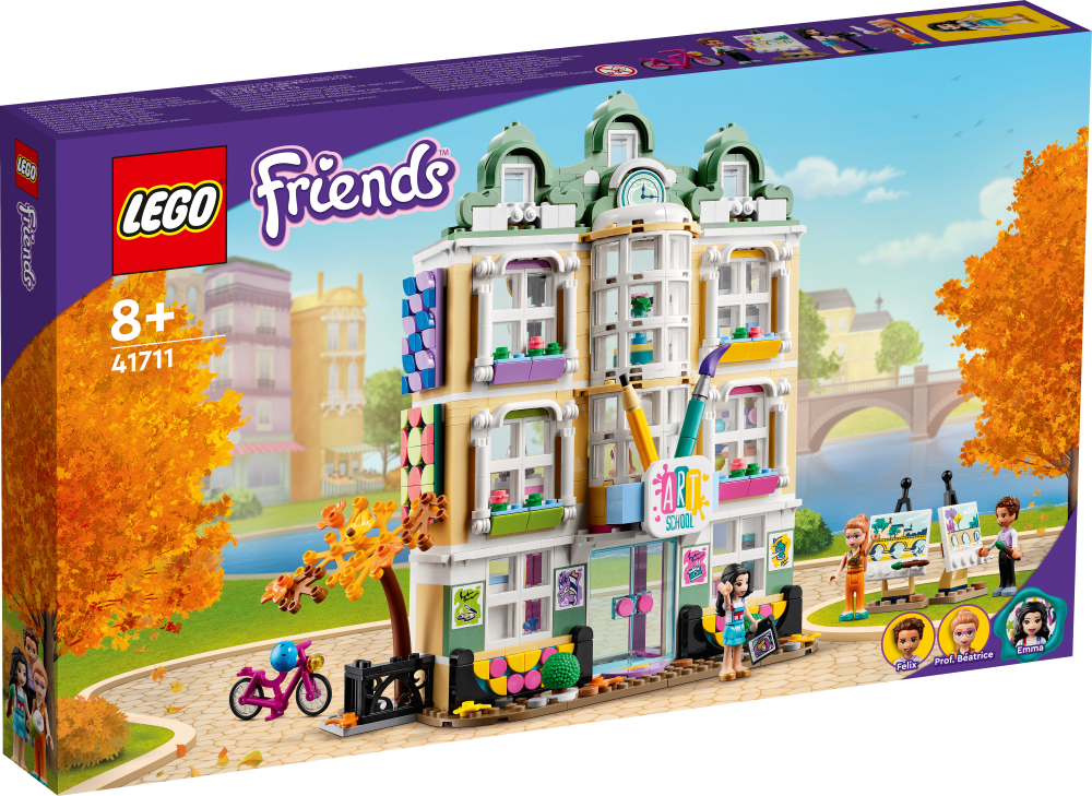 41711 LEGO® Friends Художественная школа Эммы, 8+ лет,модель 2022 го