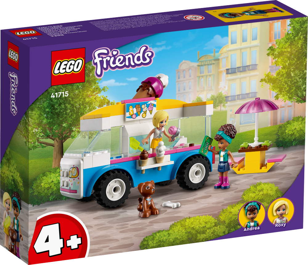 41715 LEGO® Friends Фургон с мороженым, 4+ лет,модель 2022 года