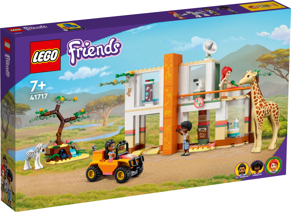 41717 LEGO® Friends Спасательная станция Мии для диких зверей, 7+ лет,модель 2022 года