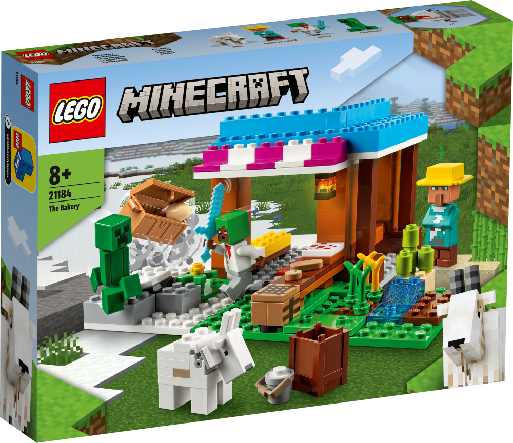 21184 LEGO® Minecraft Пекарня, 8+ лет,модель 2022 года