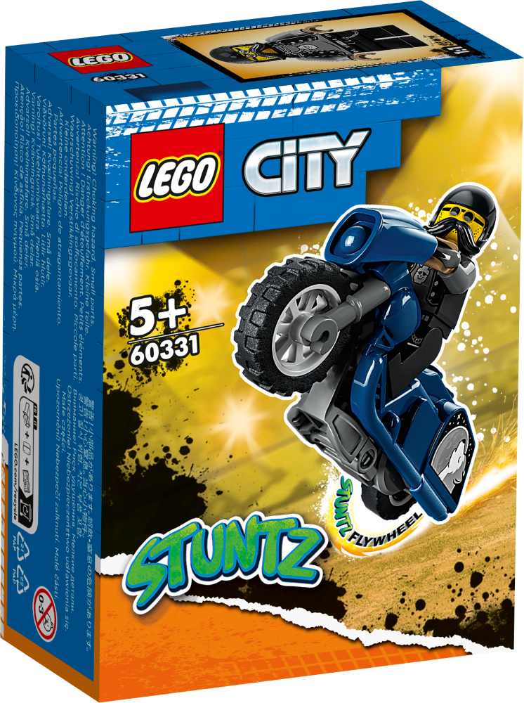 60331 LEGO® City Туристический трюковой мотоцикл, 5+ лет,модель 2022 года
