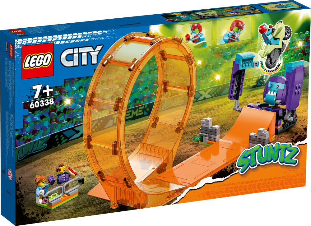 60338 LEGO® City Satriecošās šimpanzes triku cilpa, 7+ gadi, 2022. gada modelis