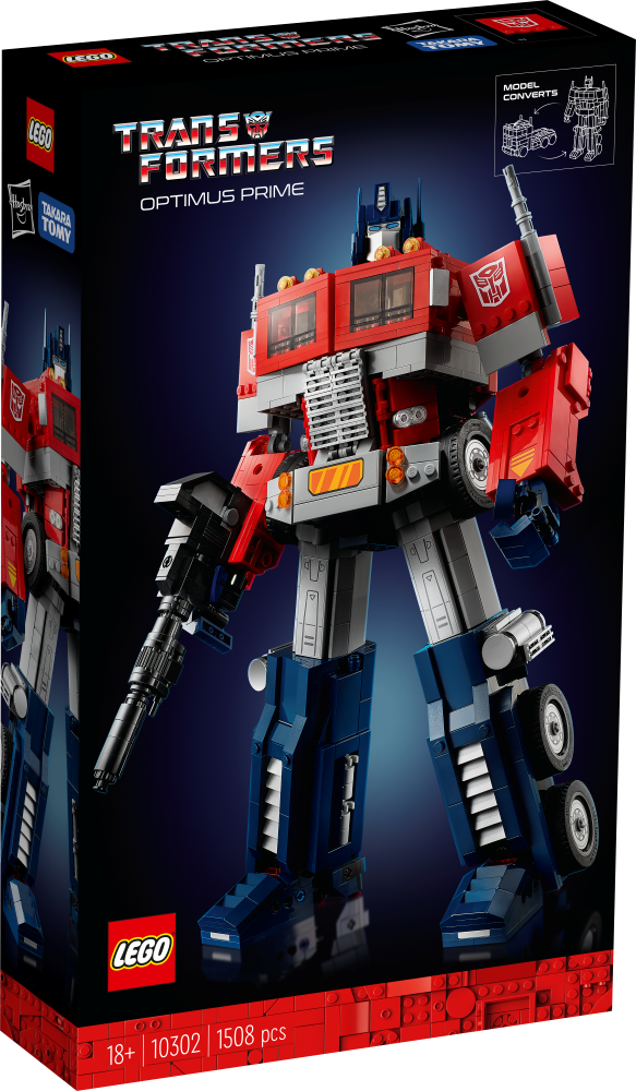 10302 LEGO® ICONS™ Transformers Optimus Prime, 18+ gadi, 2022. gada modelis