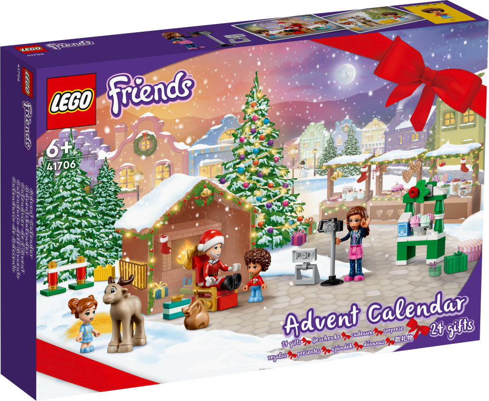 41706 LEGO® Friends Adventes kalendārs, 6+ лет,модель 2022 года