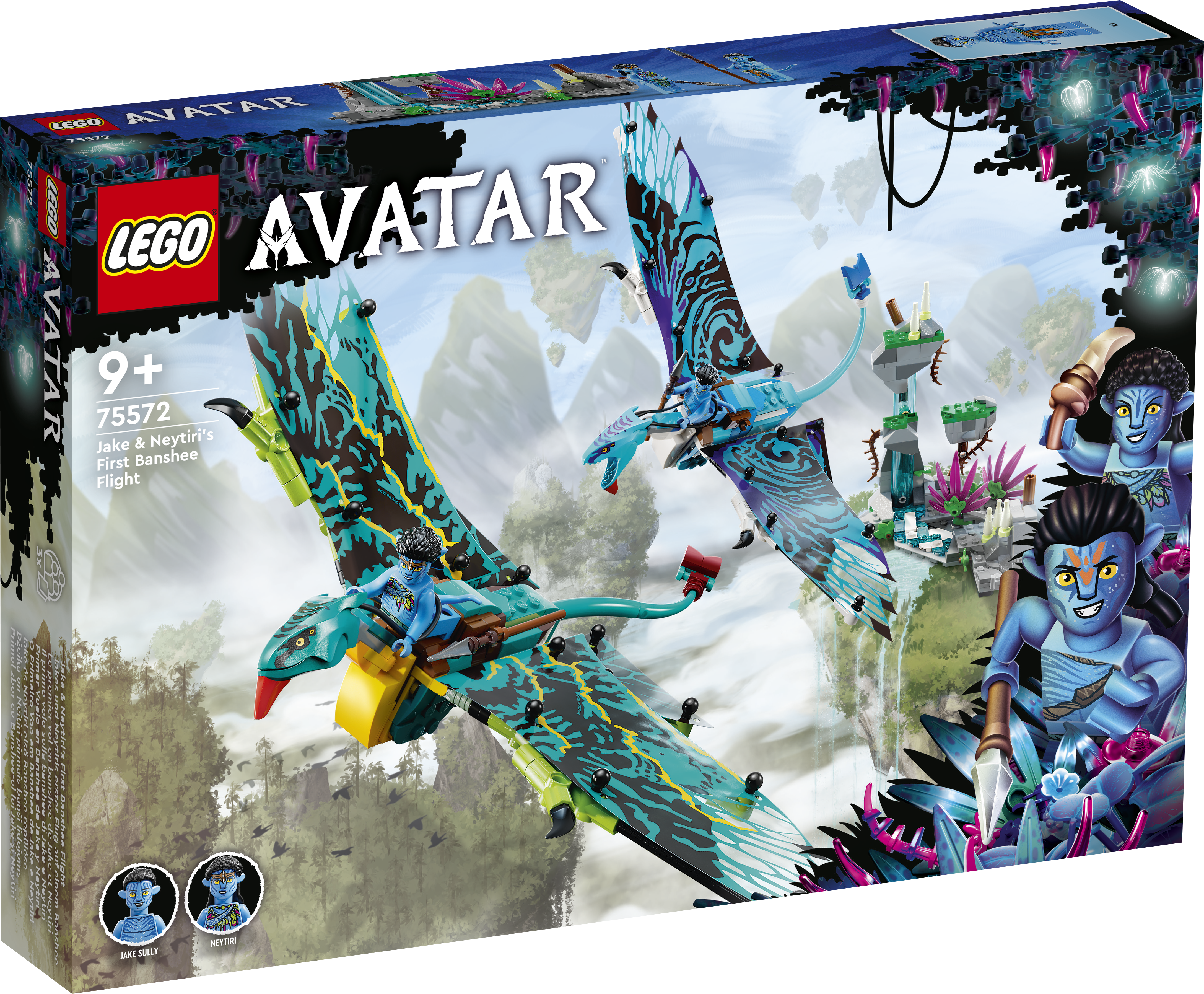 75572 LEGO® Avatar Džeika un Neitiri pirmais banši lidojums, 9+ gadi, 2022. gada modelis