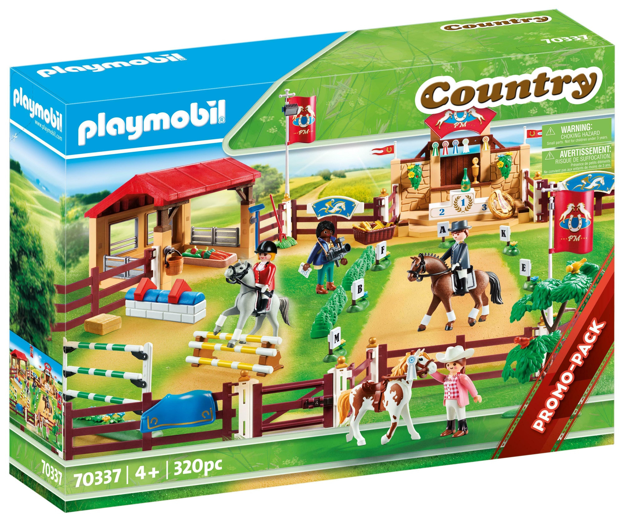 70337 PLAYMOBIL® Country Jāšanas staļļi ar jāšanas turnīru 4+ gadiem