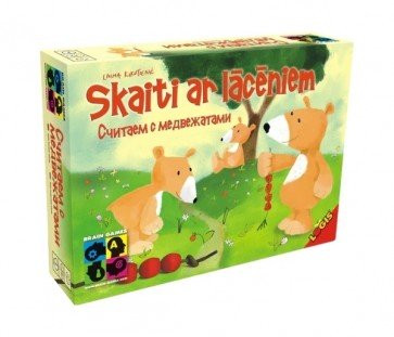 BRAIN GAMES Skaiti ar lācēniem - galda spēle (Lv/Ru) 3+ gadiem