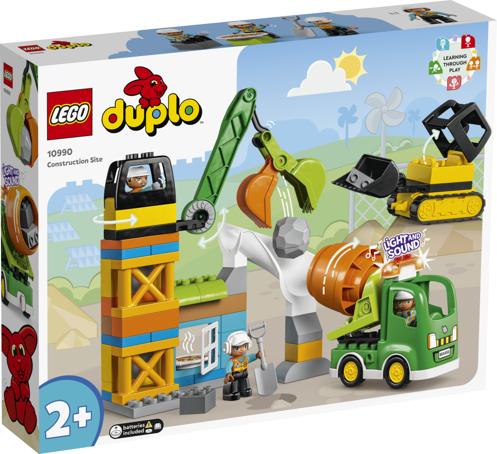 10990 LEGO® DUPLO Стройплощадка, 2+ лет, модель 2023 года