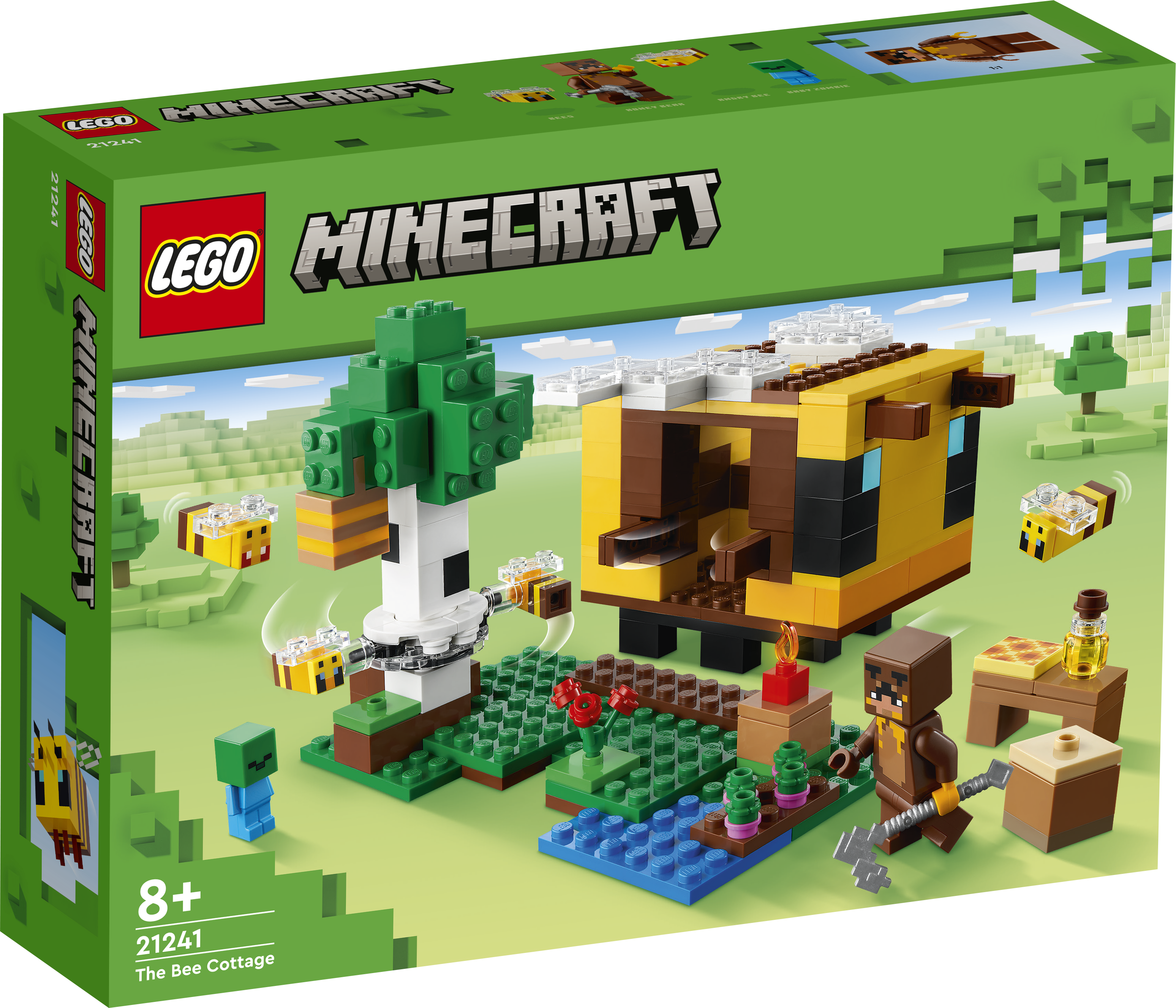 21241 LEGO® Minecraft Bišu namiņš, 8+ gadi, 2023. gada modelis