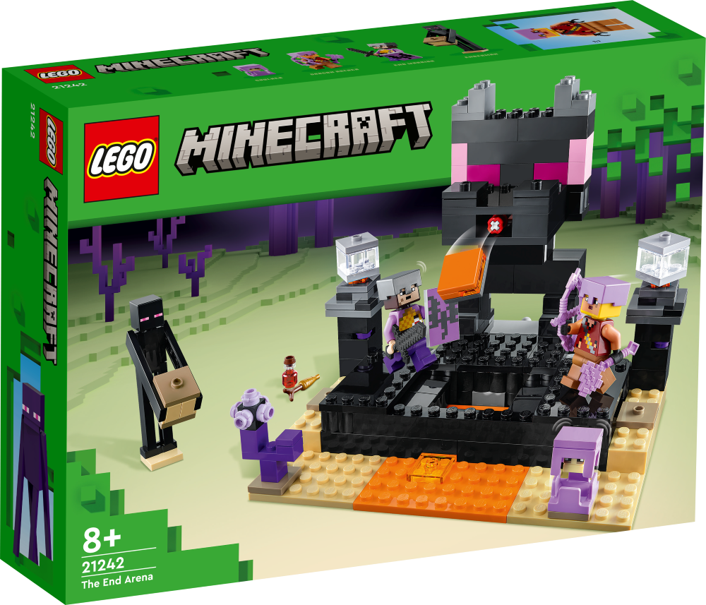 21242 LEGO® Minecraft Арена Края, 8+ лет, модель 2023 года 21242, 5-3 |  LEGO® Minecraft | LEGO® мир | berniem.eu