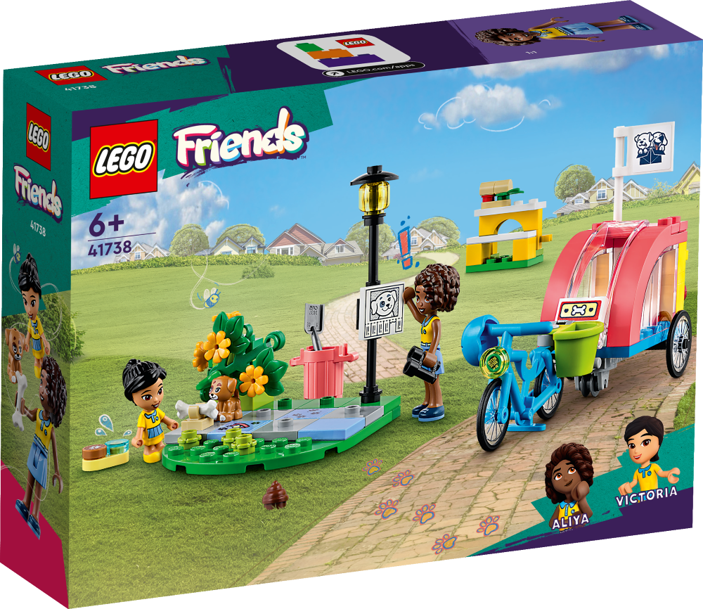 41738 LEGO® Friends Suņu glābšanas velosipēds, 6+ gadi, 2023. gada modelis