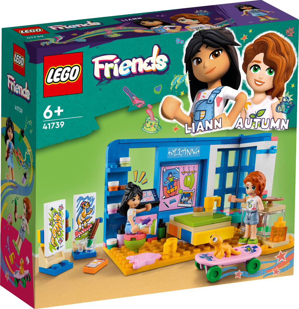 41739 LEGO® Friends Liannas istaba, 6+ gadi, 2023. gada modelis