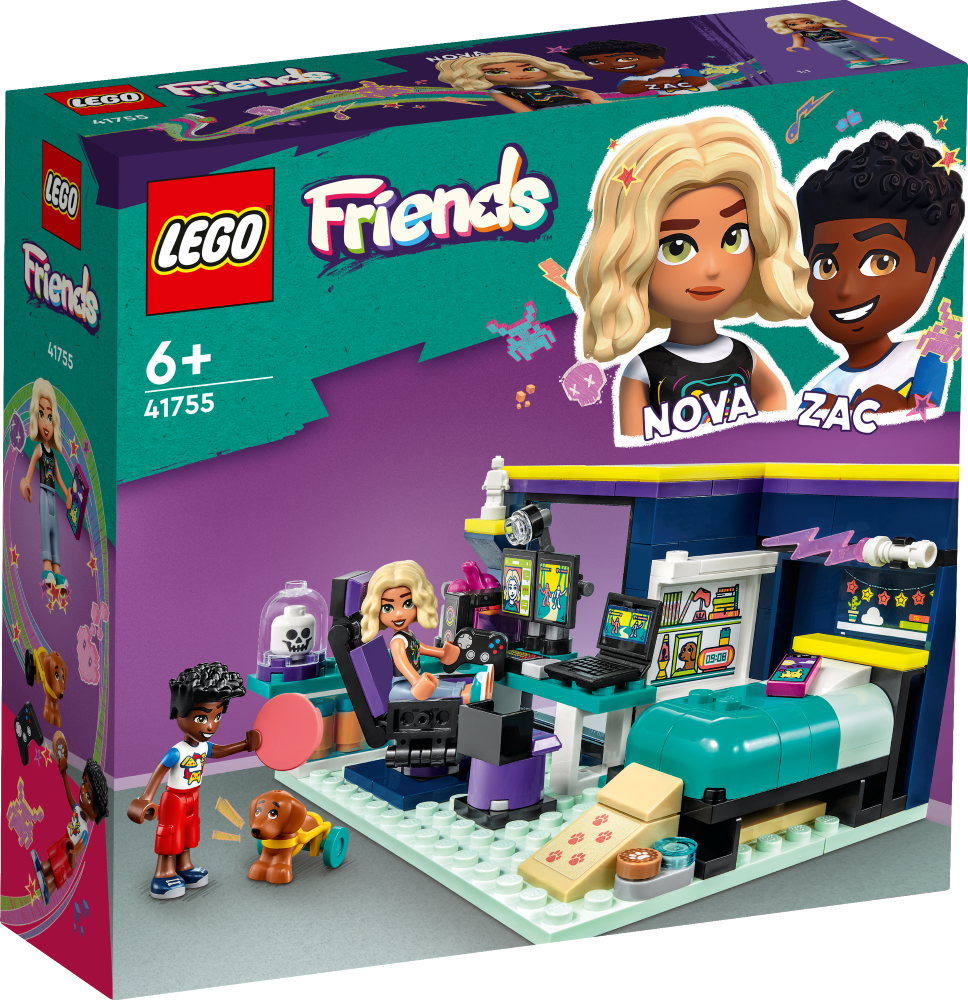 41755 LEGO® Friends Novas istaba, 6+ gadi, 2023. gada modelis