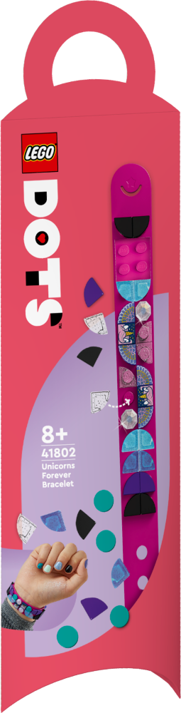 41802 LEGO® DOTS Aproce: vienradži uz mūžu, 8+ gadi, 2023. gada modelis