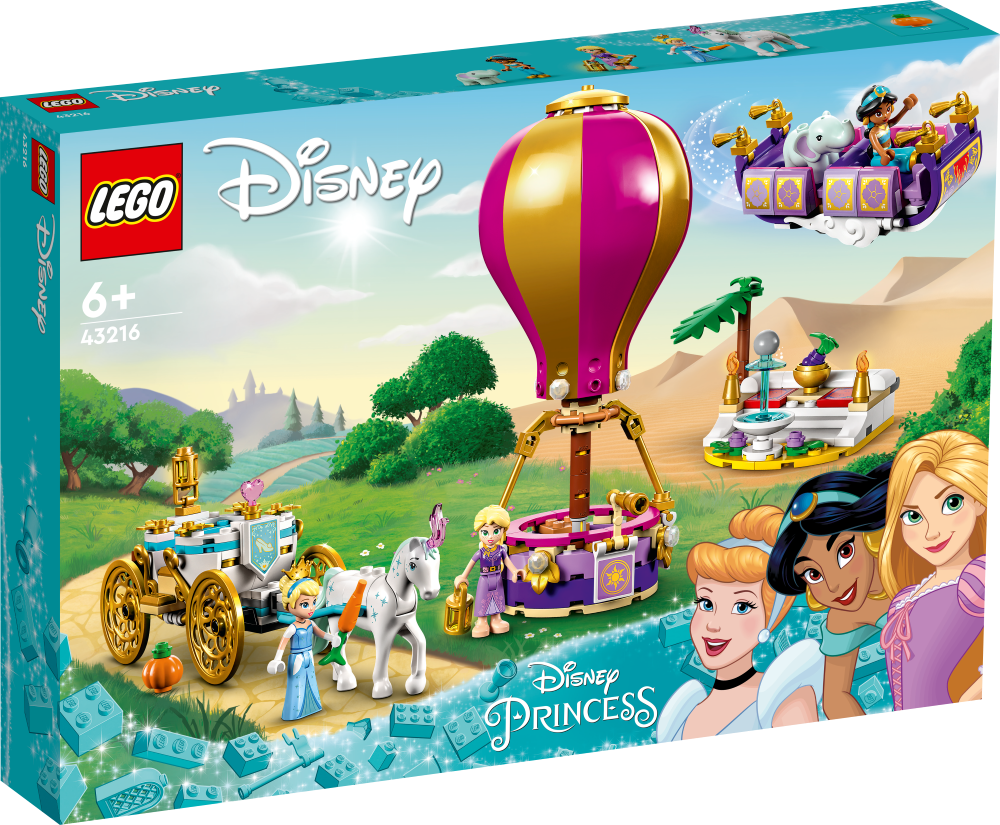 43216 LEGO® Disney Princeses apburtais ceļojums, 6+ gadi, 2023. gada modelis