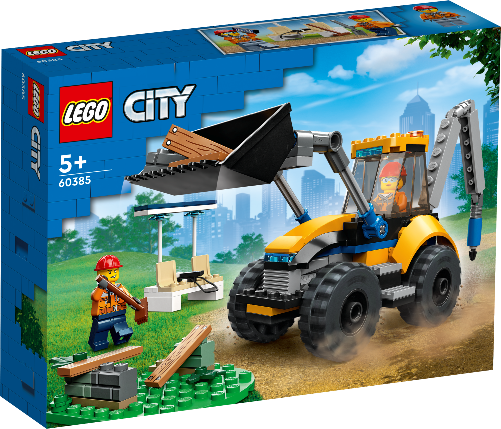 60385 LEGO® City Celtniecības ekskavators, 5+ gadi, 2023. gada modelis