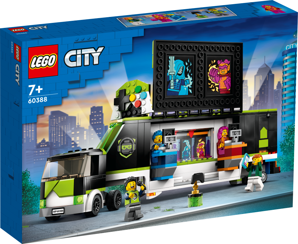 60388 LEGO® City Spēļu turnīra kravas auto 7+ gadi, 2023. gada modelis