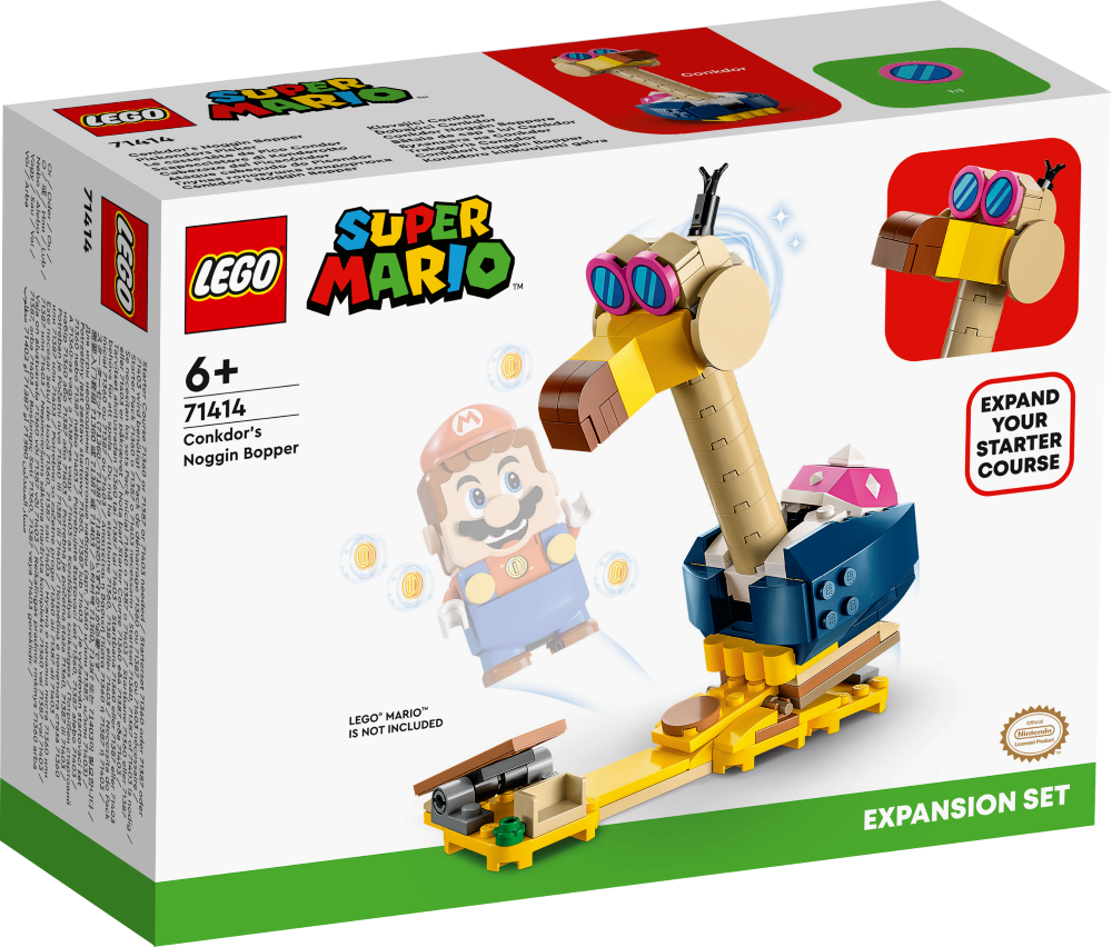71414 LEGO® Super Mario Trakgalvja Conkdor paplašinājuma maršruts, 6+ gadi, 2023. gada modelis