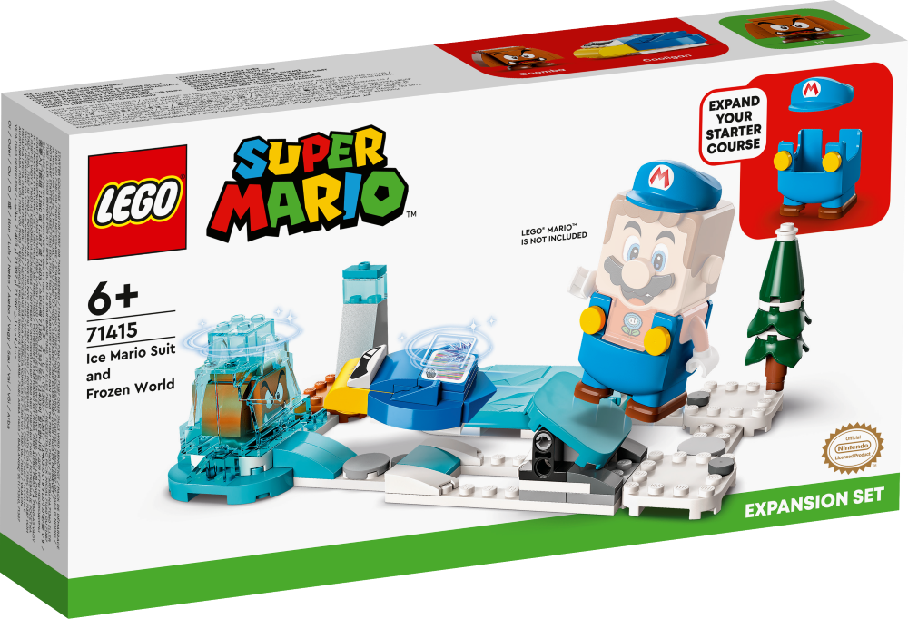 71415 LEGO® Super Mario Костюм Ледяного Марио и Морозный мир, 6+ лет, модель 2023 года