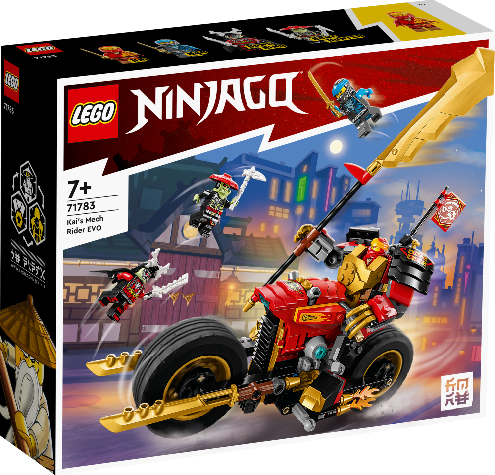 71783 LEGO® Ninjago Kai robota braucējs EVO, 7+ gadi, 2023. gada modelis