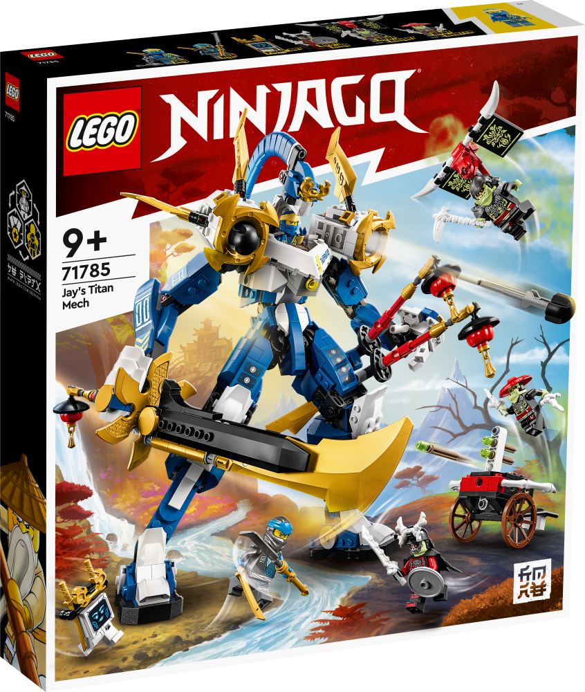71785 LEGO® Ninjago Механический титан Джея, 9+ лет, модель 2023 года