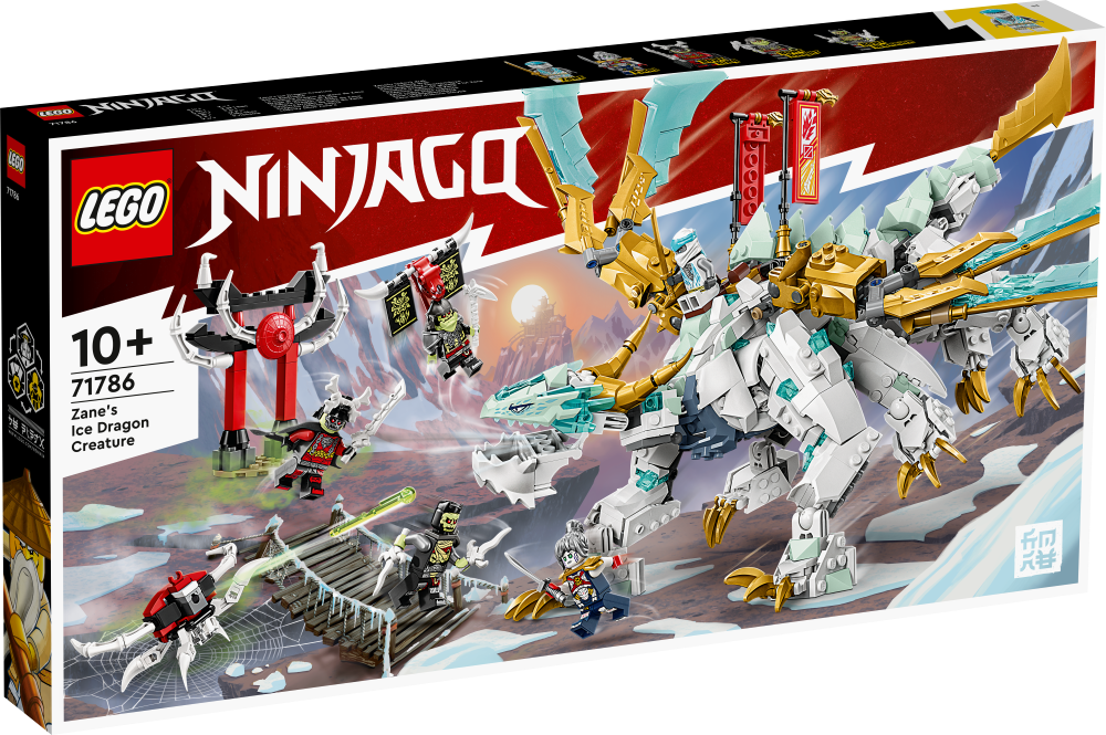 71786 LEGO® Ninjago Zane Ledus pūķa radījums, 10+ gadi, 2023. gada modelis