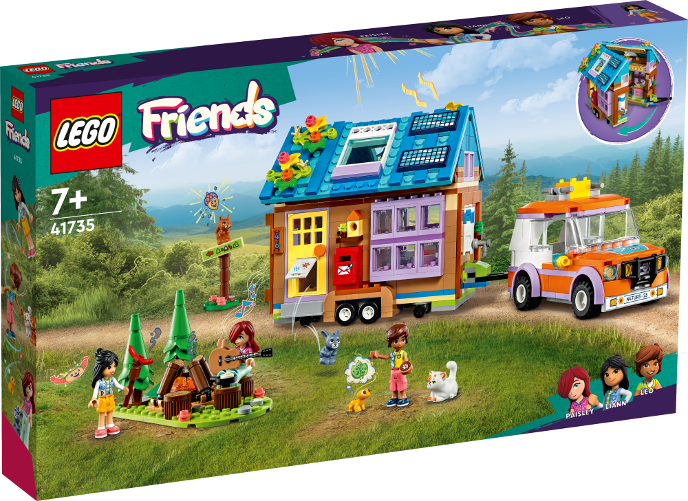 41735 LEGO® Friends Pārvadājams mazais namiņš, 7+ gadi, 2023 gada modelis
