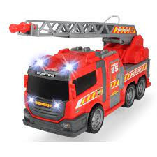 Dickie Scania Fire Patrol - пожарная машина со звуком, светом, водяным насосом 3+ лет