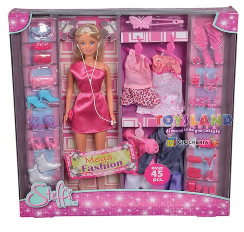 Simba кукла Steffi (29см) с гардеробом - одежда и обувь 3+ лет