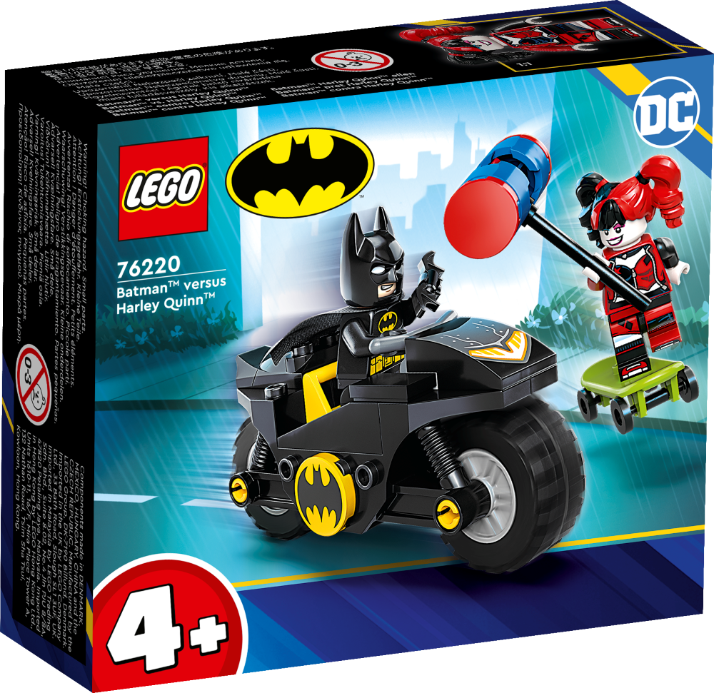 76220 LEGO® Batman™ Batman™ pret Harley Quinn™, 4+ gadi, 2023 gada modelis