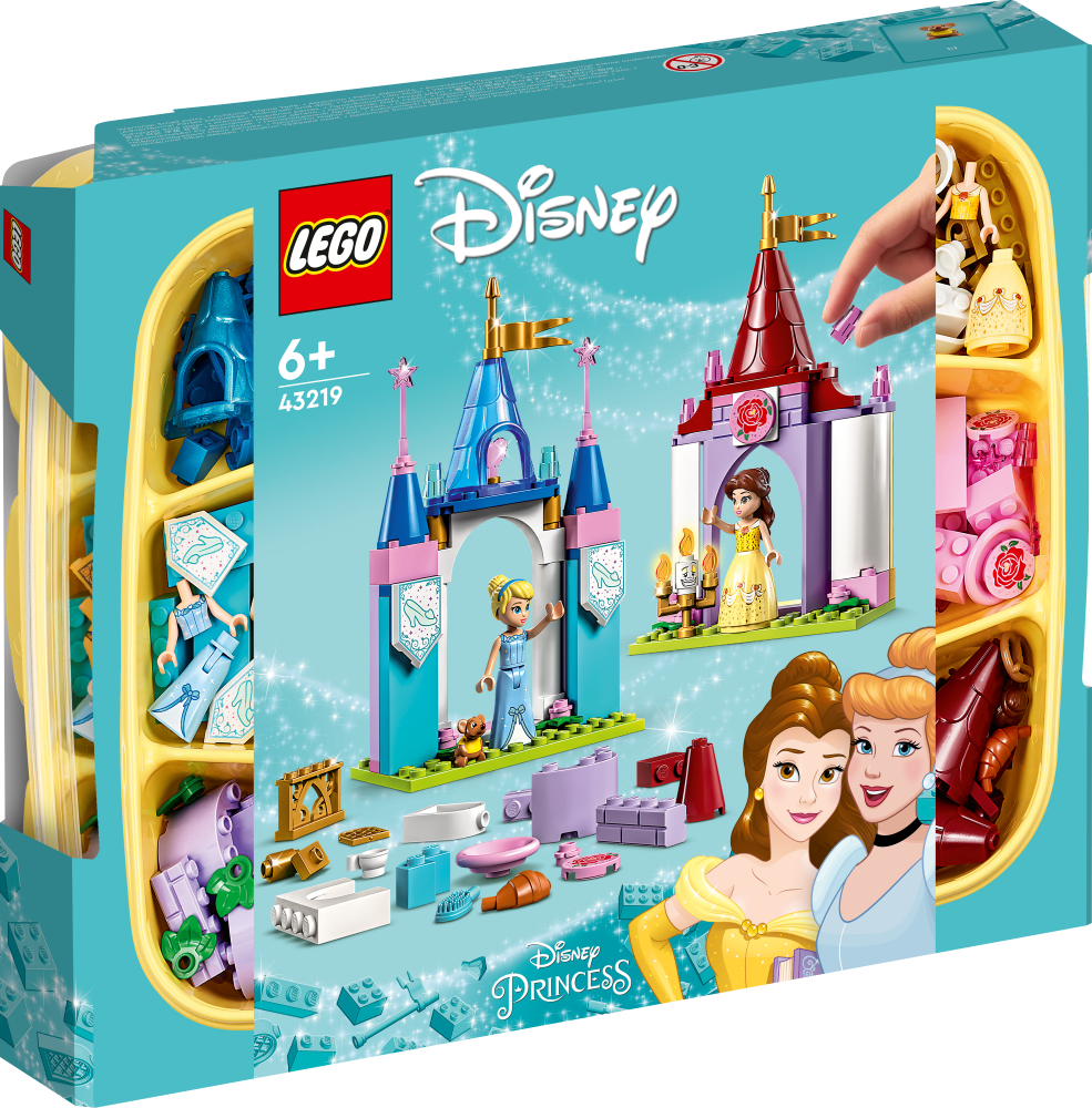 43219 LEGO® Disney Princess radošās pilis​, 6+ gadi, 2023. gada modelis