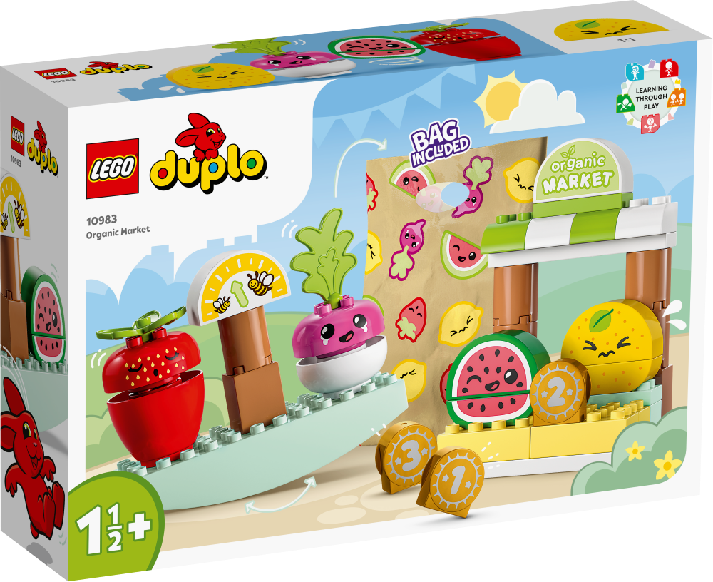 10983 LEGO® DUPLO Фермерский рынок, 1½+ лет, модель 2023 года