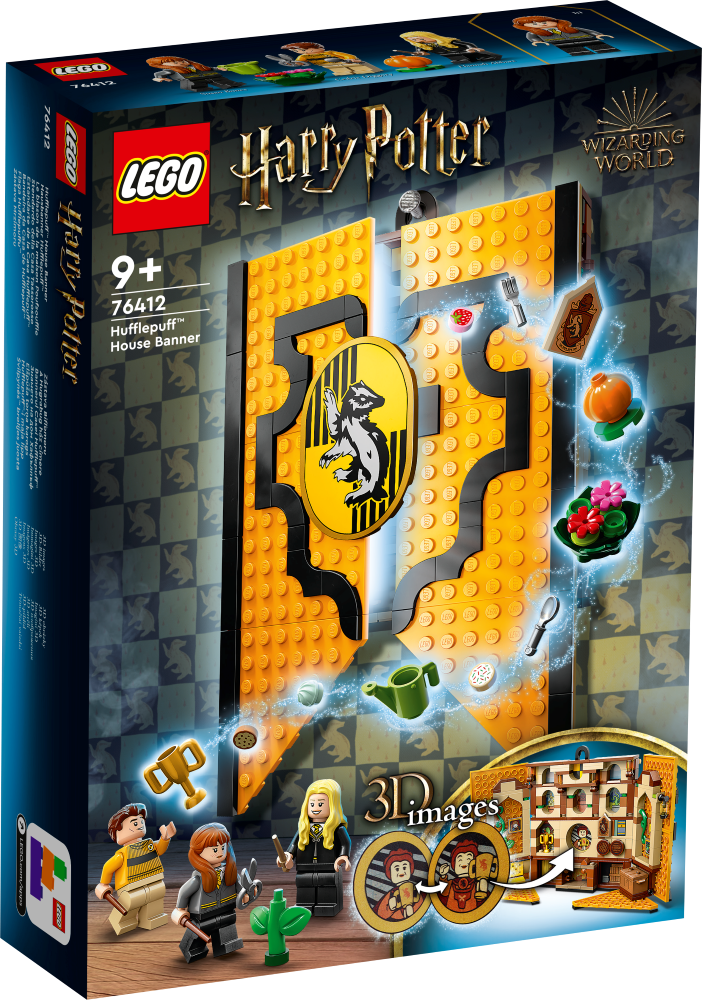 76412 LEGO® Harry Potter™ Вымпел факультета Пуффендуй, 9+ лет, модель 2023 года