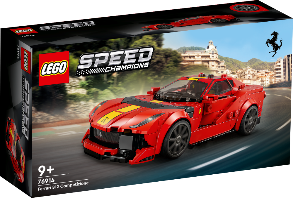 76914 LEGO® Speed Champions Ferrari 812 Competizione, 9+ gadi, 2023. gada modelis