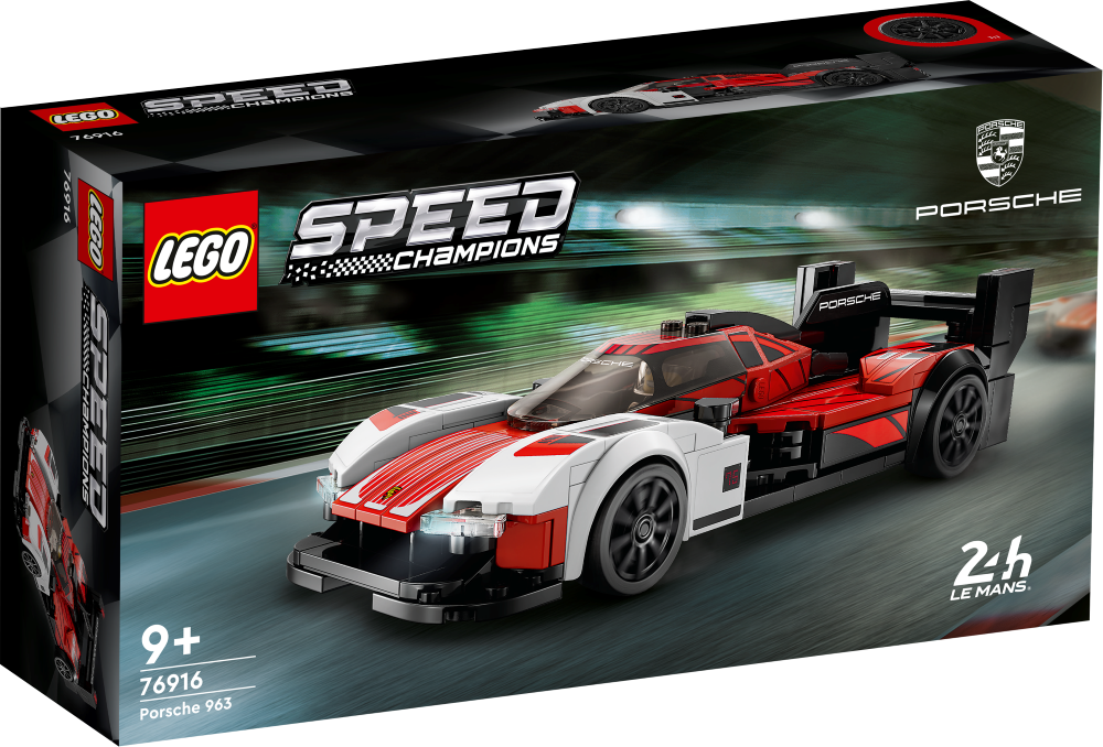 76916 LEGO® Speed Champions Porsche 963, 9+ лет, модель 2023 года